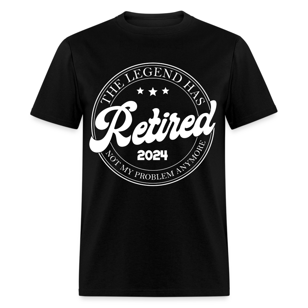 The Legend Has Retired T-Shirt (2024) - black