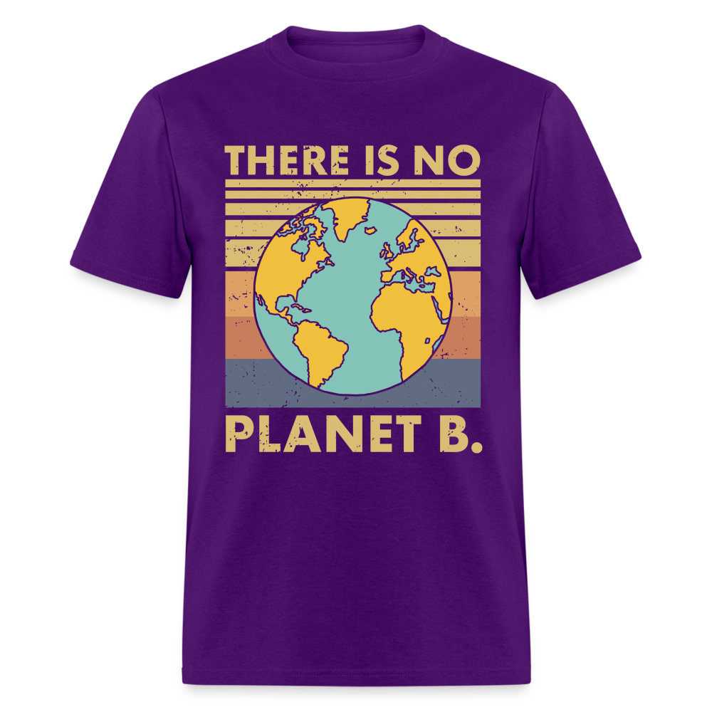 There is no Planet B T-Shirt - purple