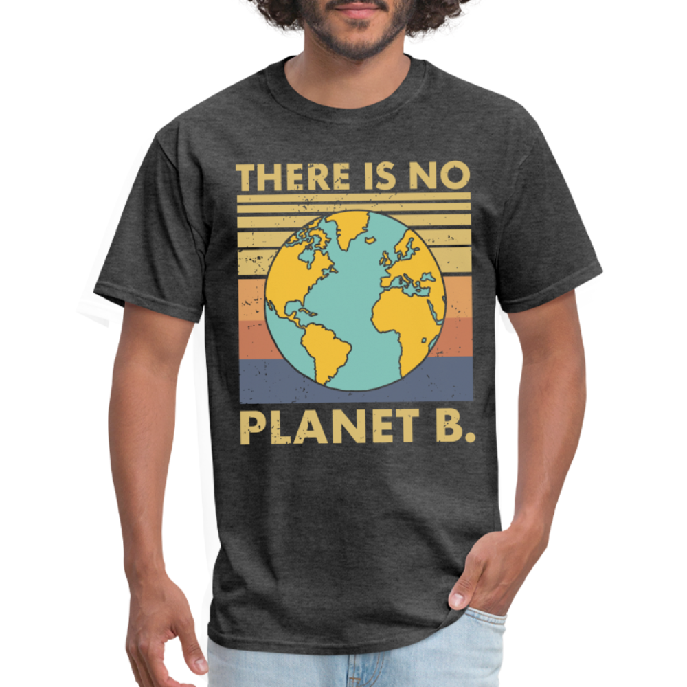 There is no Planet B T-Shirt - heather black
