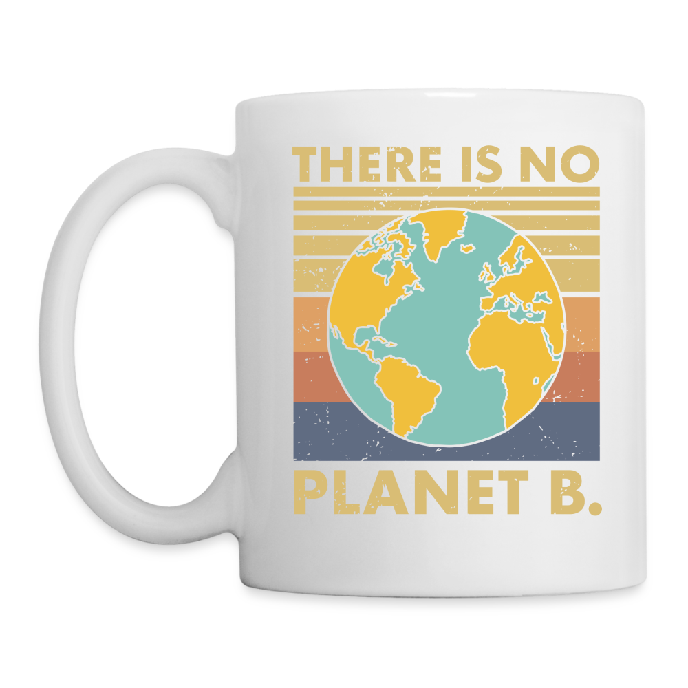 There Is No Planet B Coffee Mug - white