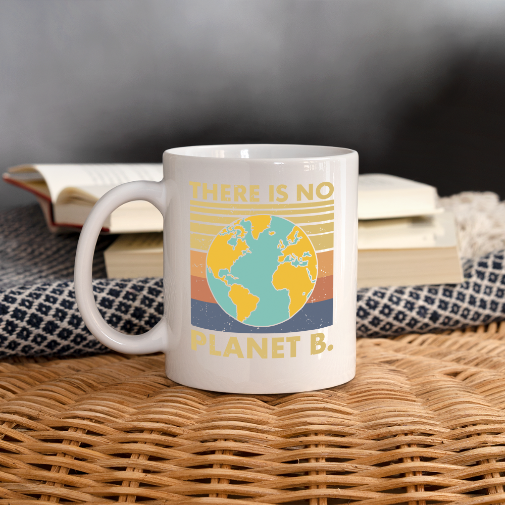 There Is No Planet B Coffee Mug - white