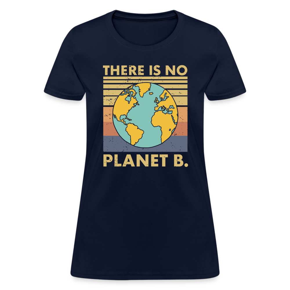 There Is No Planet B Women's T-Shirt - navy