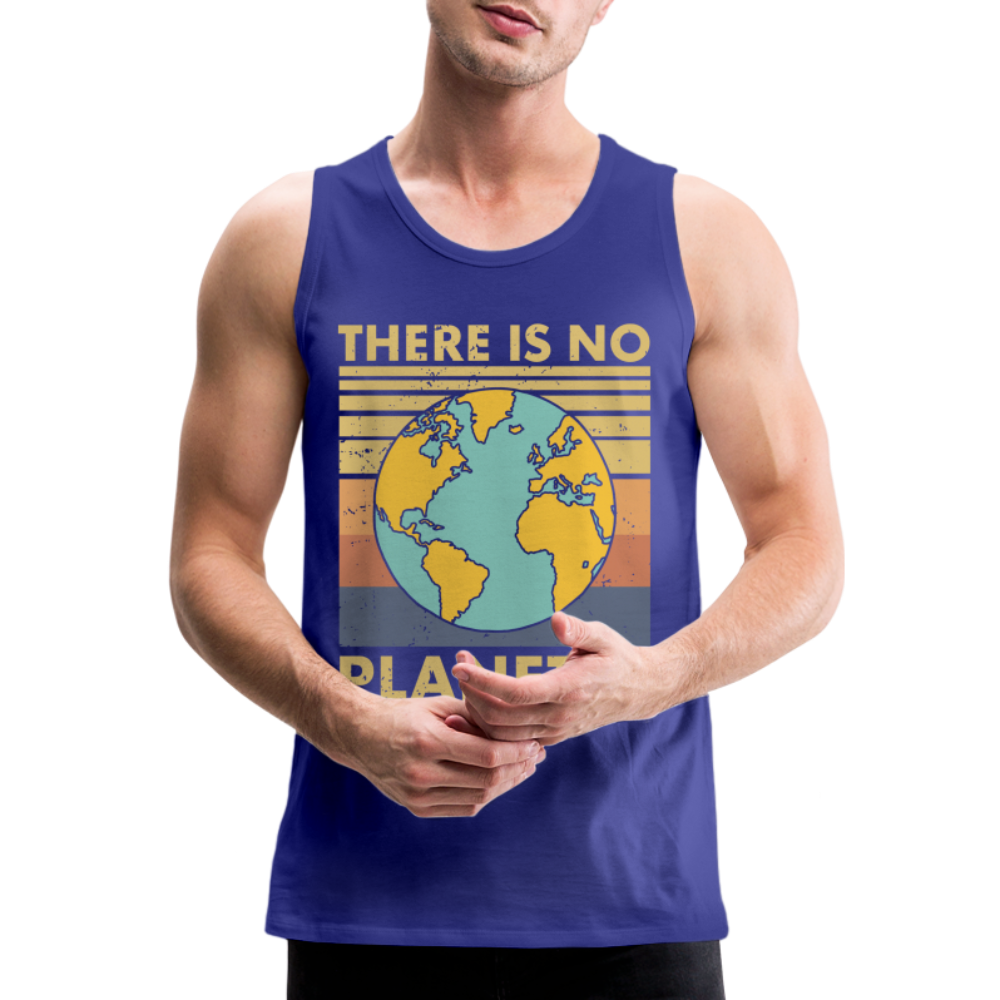 There Is No Planet B Men’s Premium Tank Top - royal blue