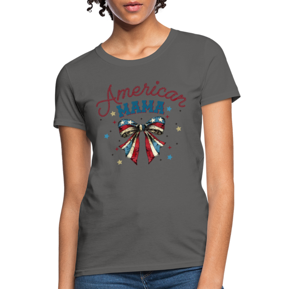 American Mama Women's T-Shirt - charcoal
