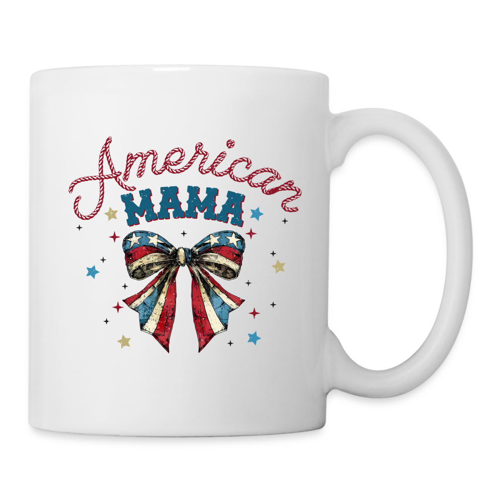 American Mama Coffee Mug - white
