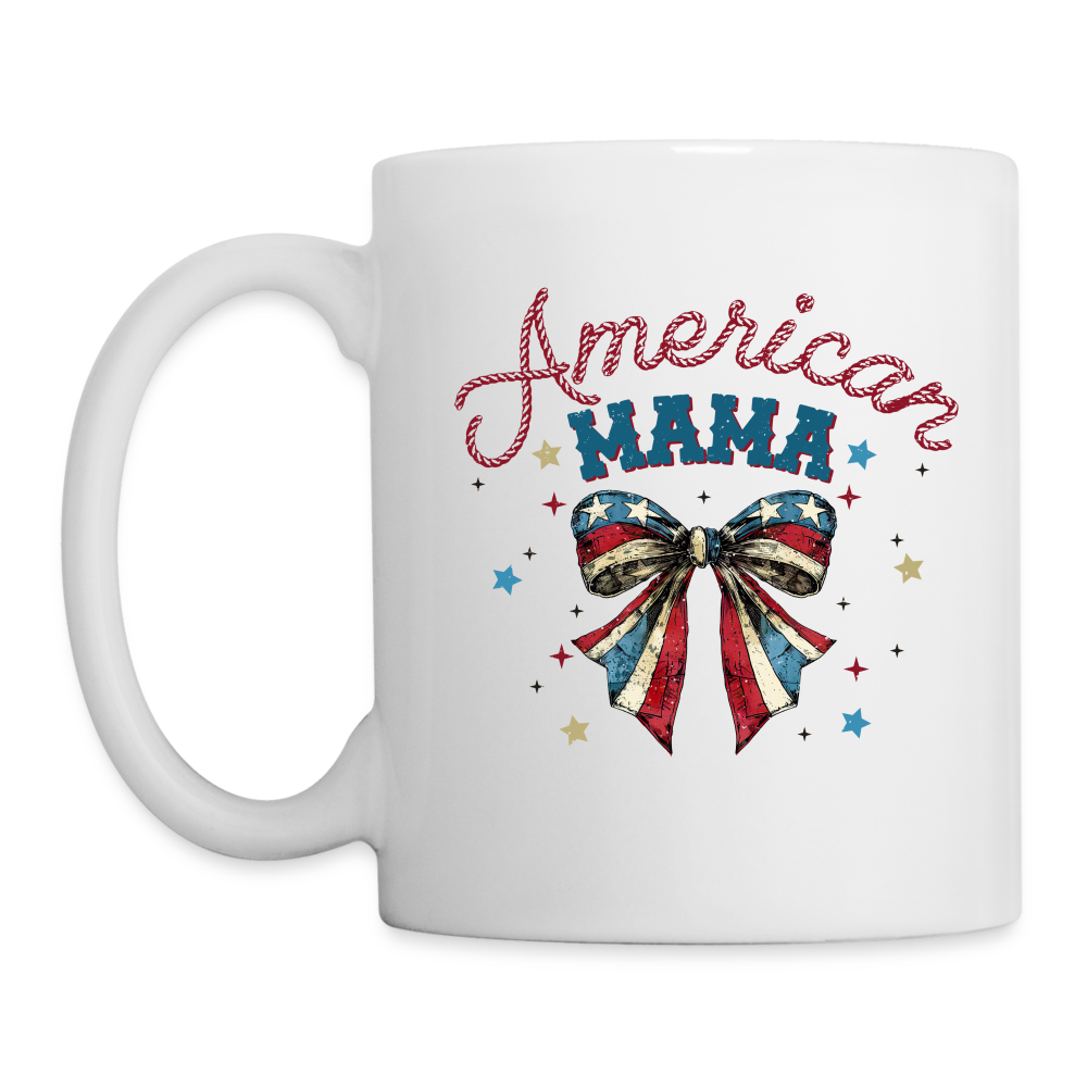 American Mama Coffee Mug - white