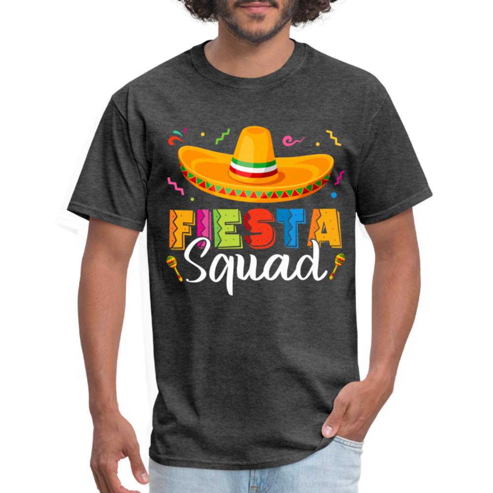 Fiesta Squad T-Shirt (Cince De Mayo) - heather black