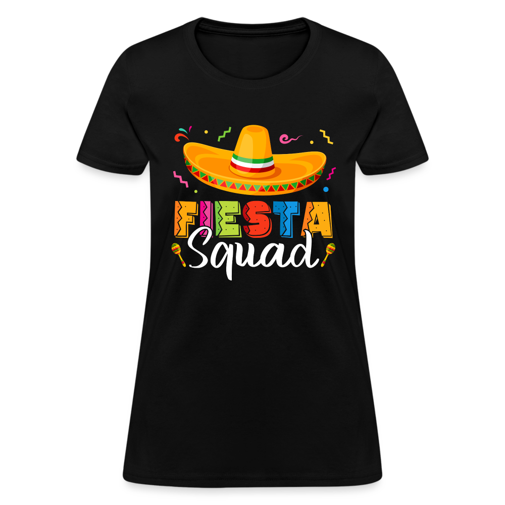 Fiesta Squad Women's T-Shirt (Cince De Mayo) - black