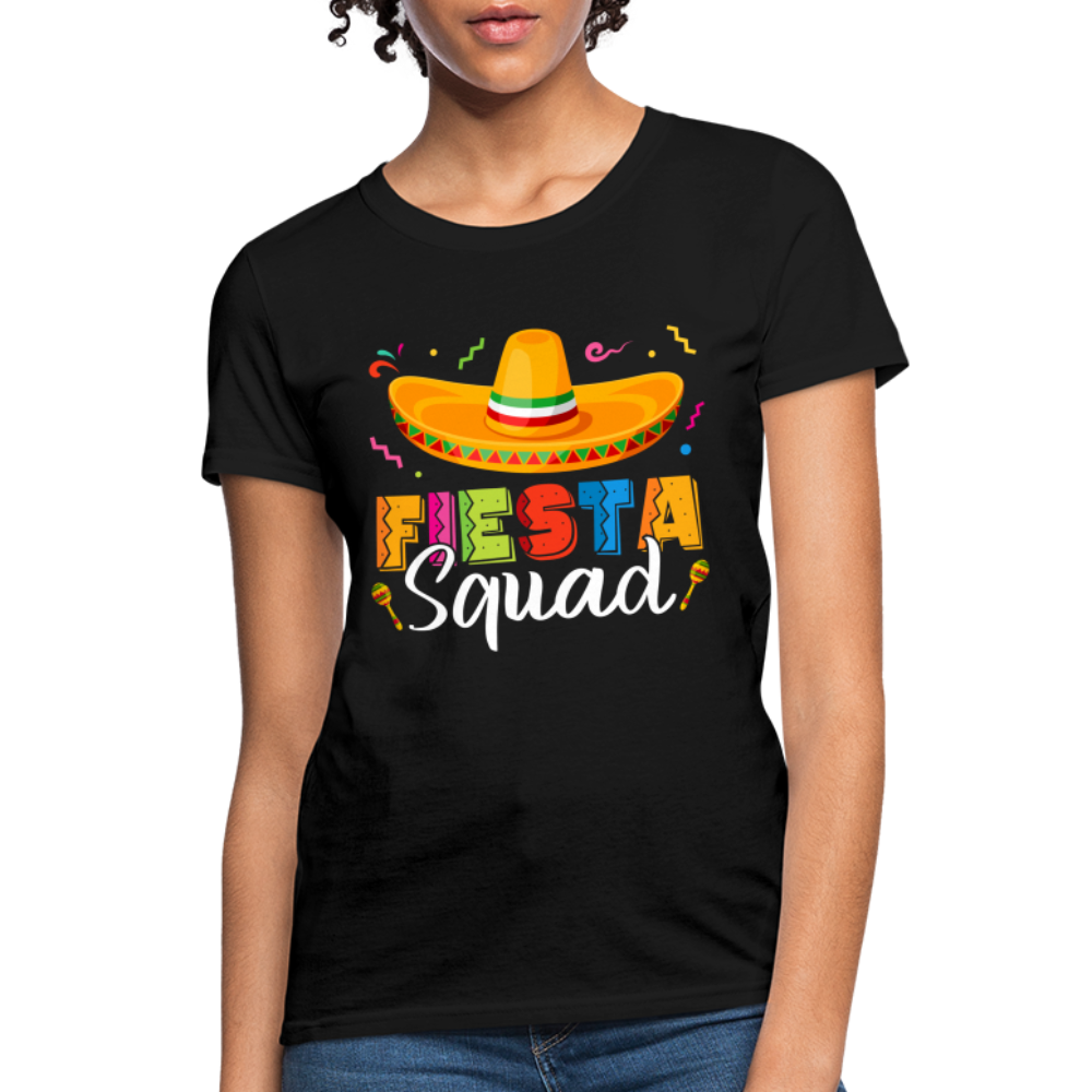 Fiesta Squad Women's T-Shirt (Cince De Mayo) - black