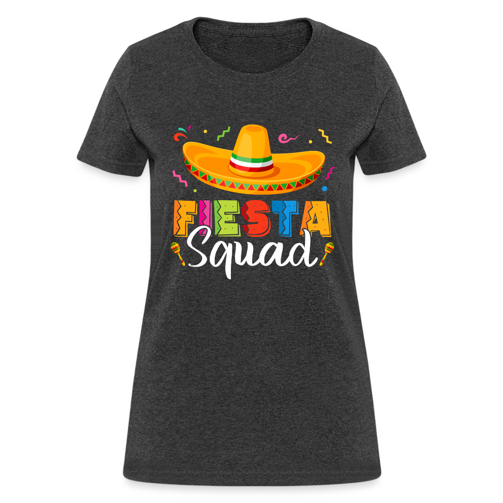 Fiesta Squad Women's T-Shirt (Cince De Mayo) - heather black