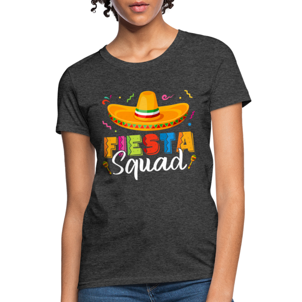Fiesta Squad Women's T-Shirt (Cince De Mayo) - heather black