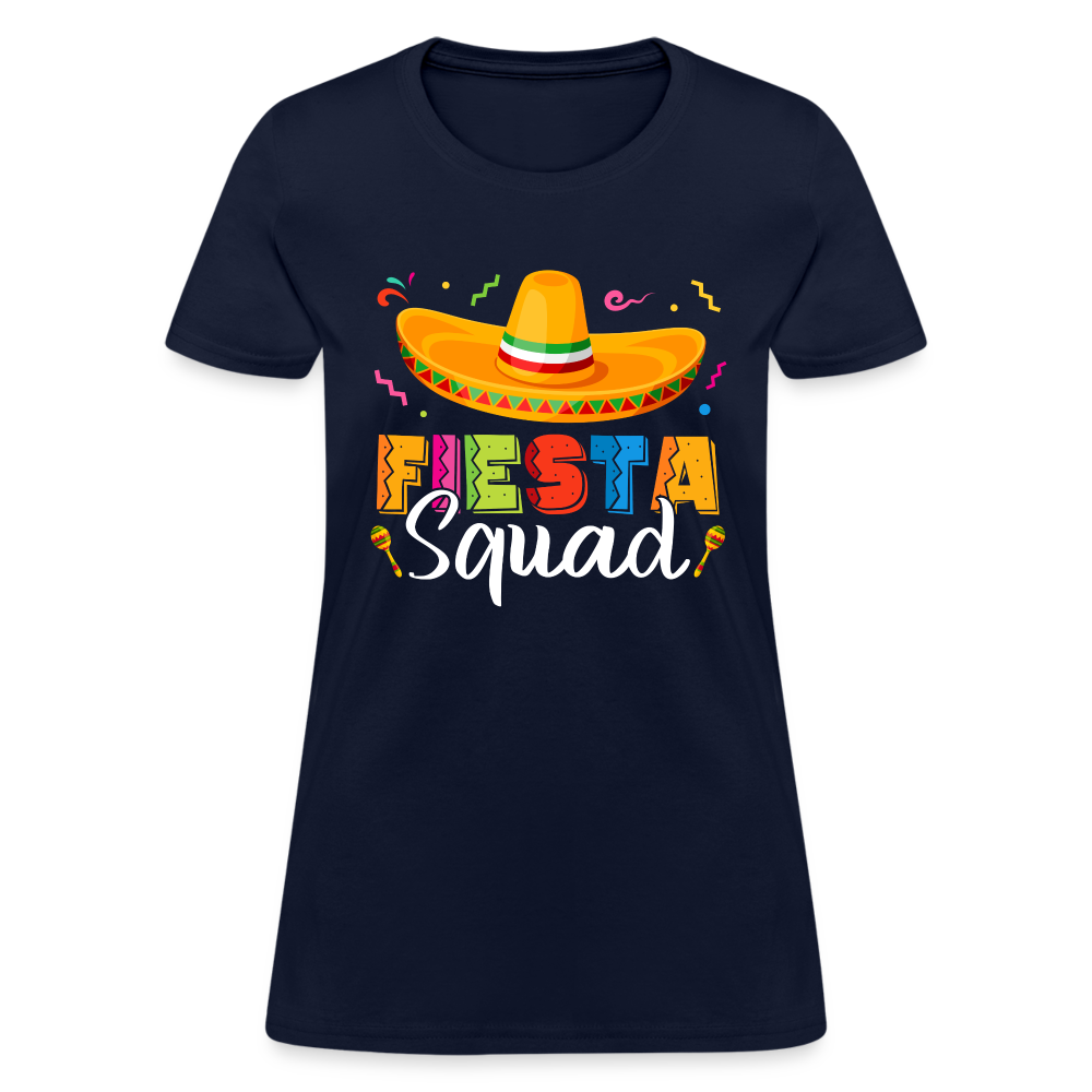 Fiesta Squad Women's T-Shirt (Cince De Mayo) - navy