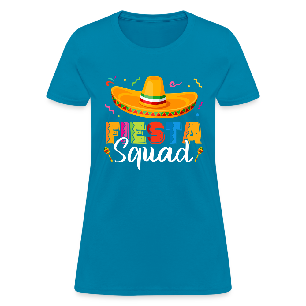 Fiesta Squad Women's T-Shirt (Cince De Mayo) - turquoise