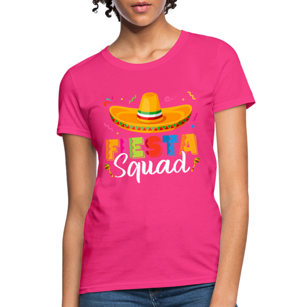 Fiesta Squad Women's T-Shirt (Cince De Mayo) - fuchsia