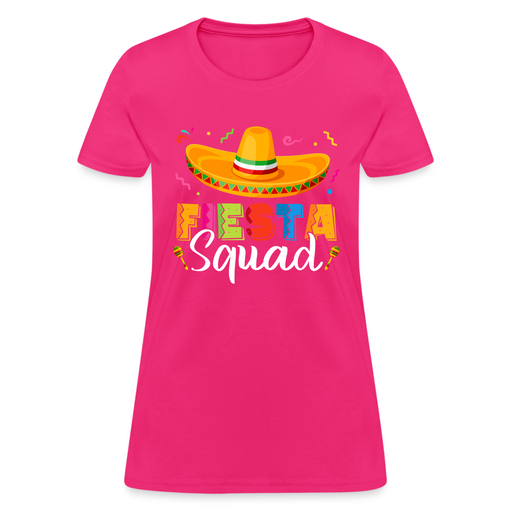 Fiesta Squad Women's T-Shirt (Cince De Mayo) - fuchsia