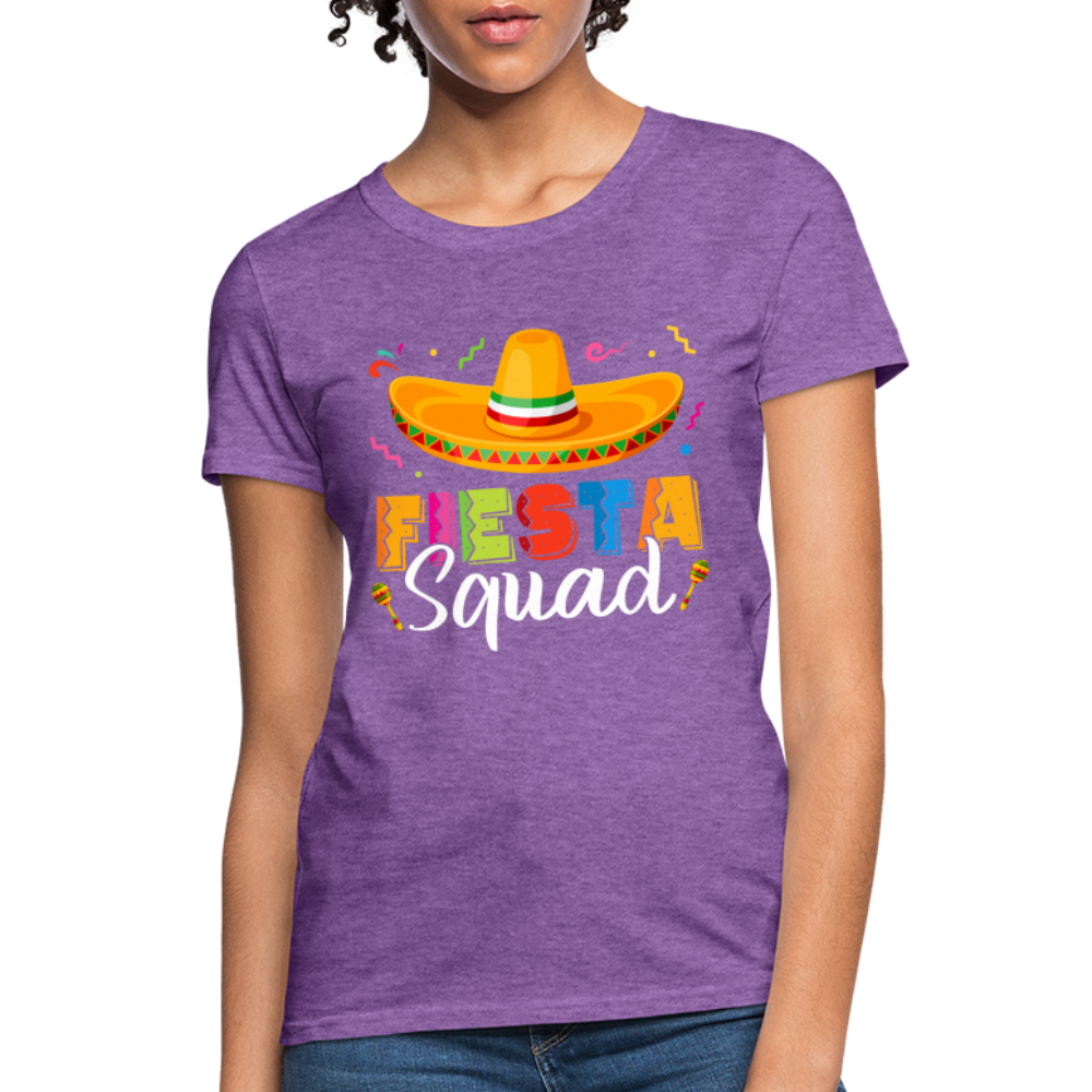 Fiesta Squad Women's T-Shirt (Cince De Mayo) - purple heather