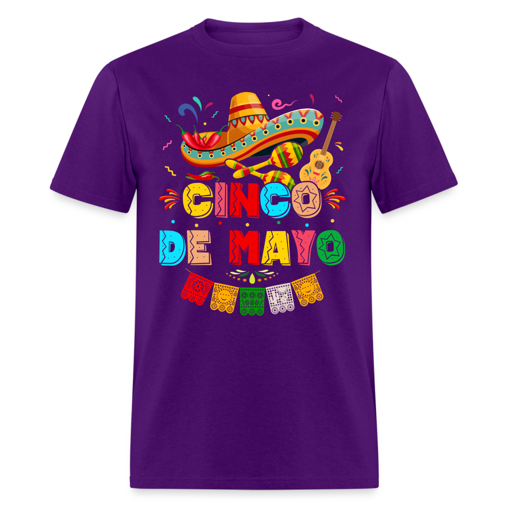 Cinco de Mayo T-Shirt - purple
