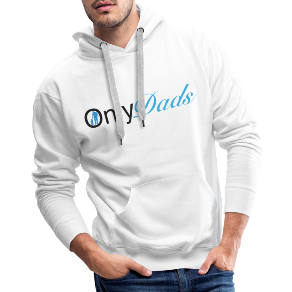 OnlyDads Men’s Premium Hoodie - white
