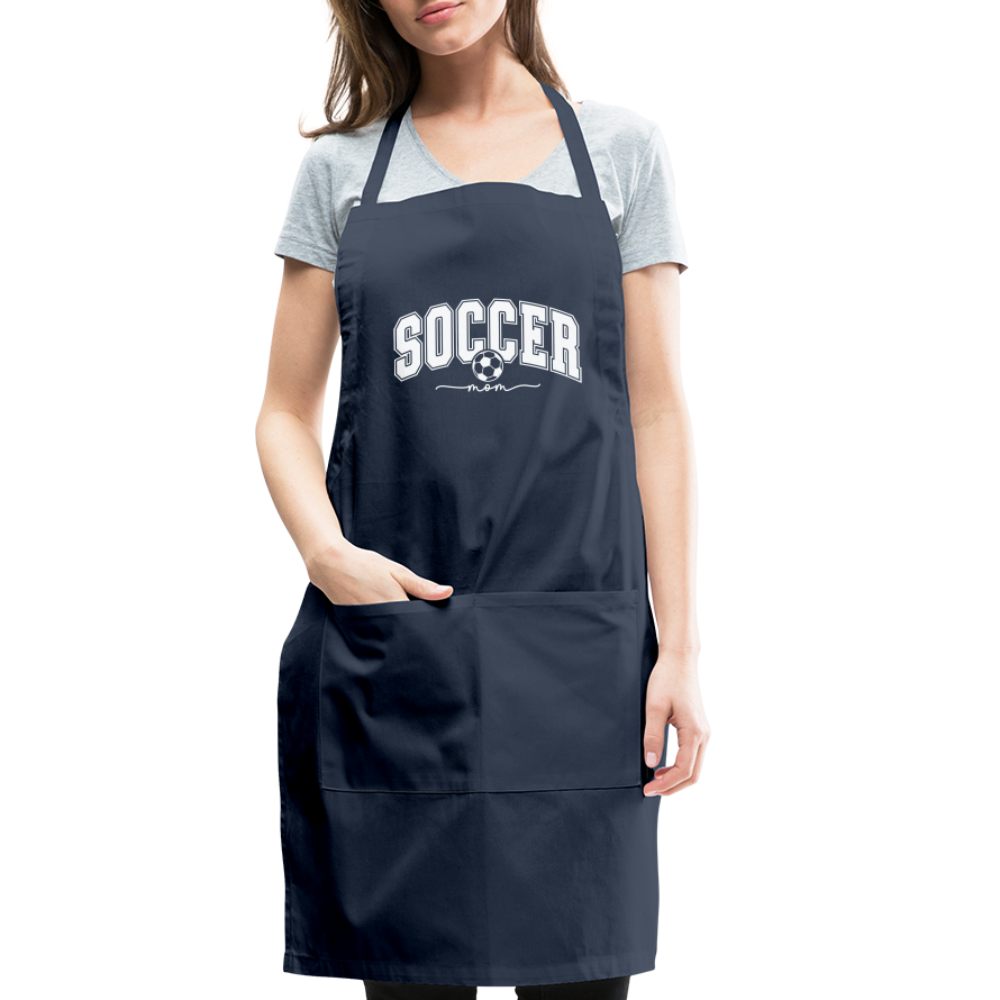 Soccer Mom Adjustable Apron - navy