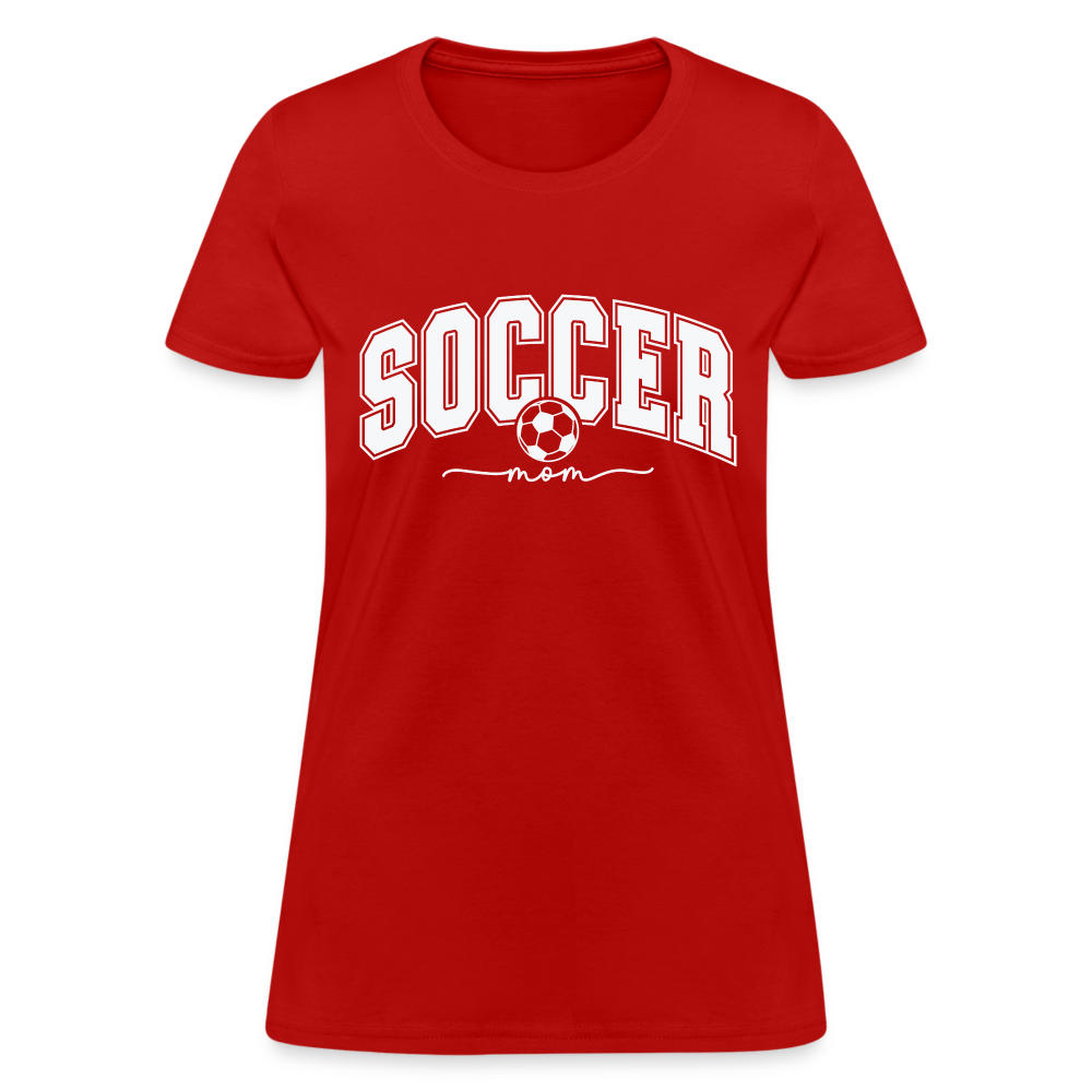 Soccer Mom Women's T-Shirt - red