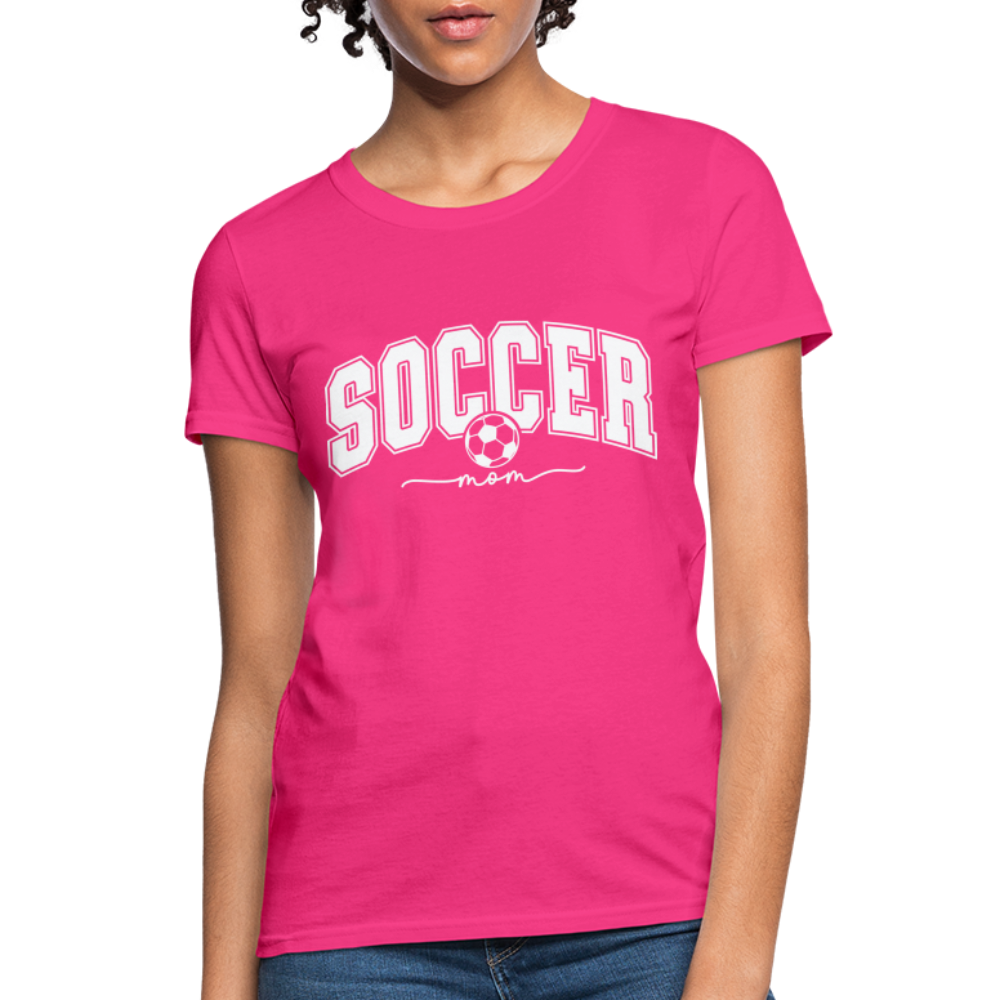 Soccer Mom Women's T-Shirt - fuchsia