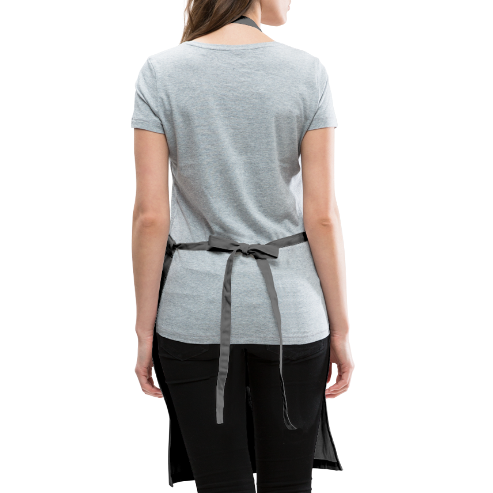 Bruh Formerly known as Mom - Adjustable Apron - charcoal