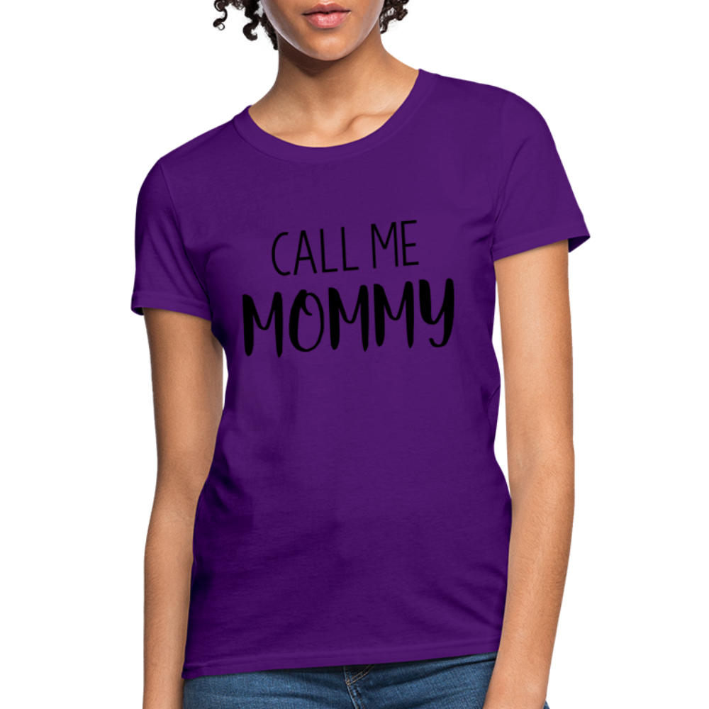 Call Me Mommy - Women's T-Shirt - purple