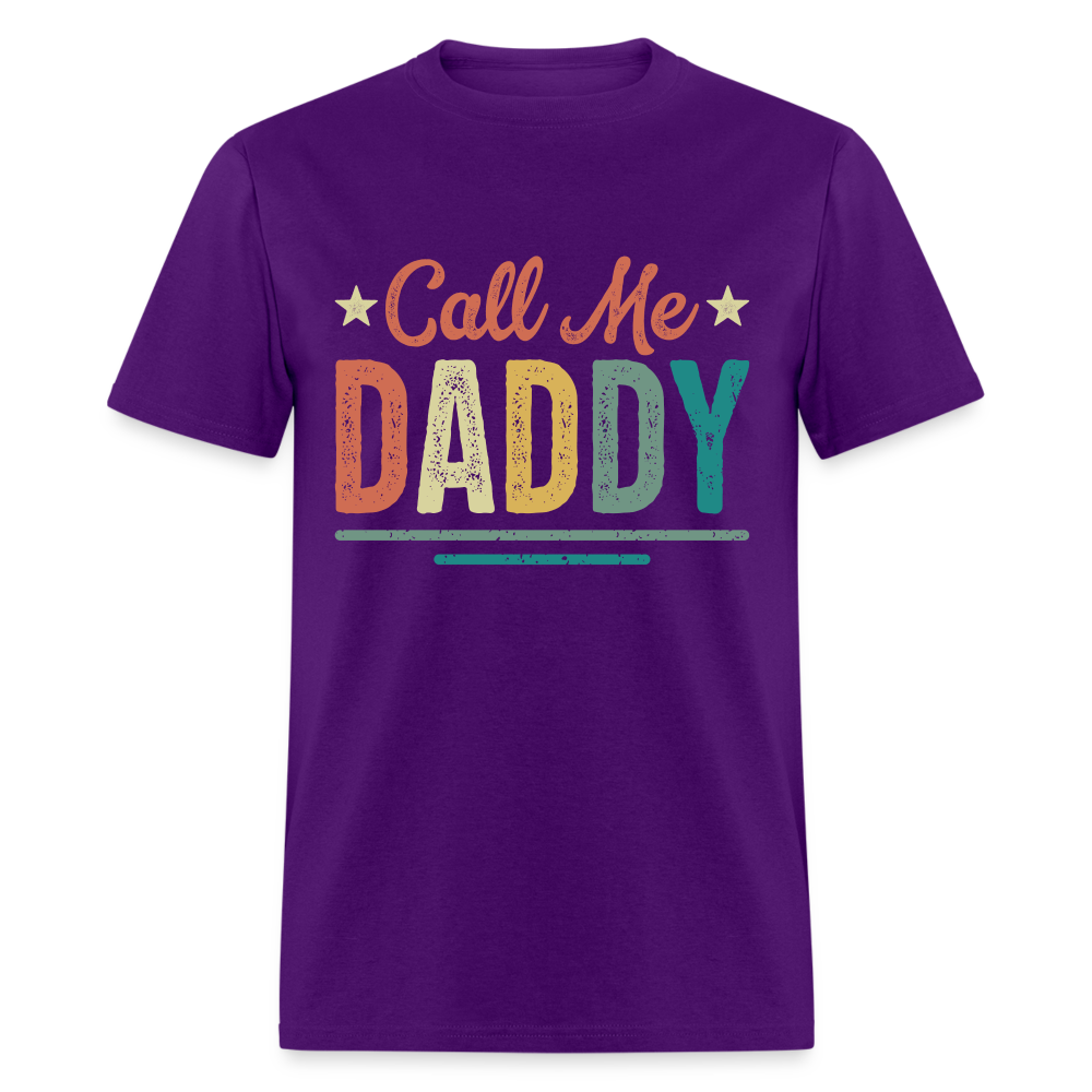 Call Me Daddy T-Shirt - purple