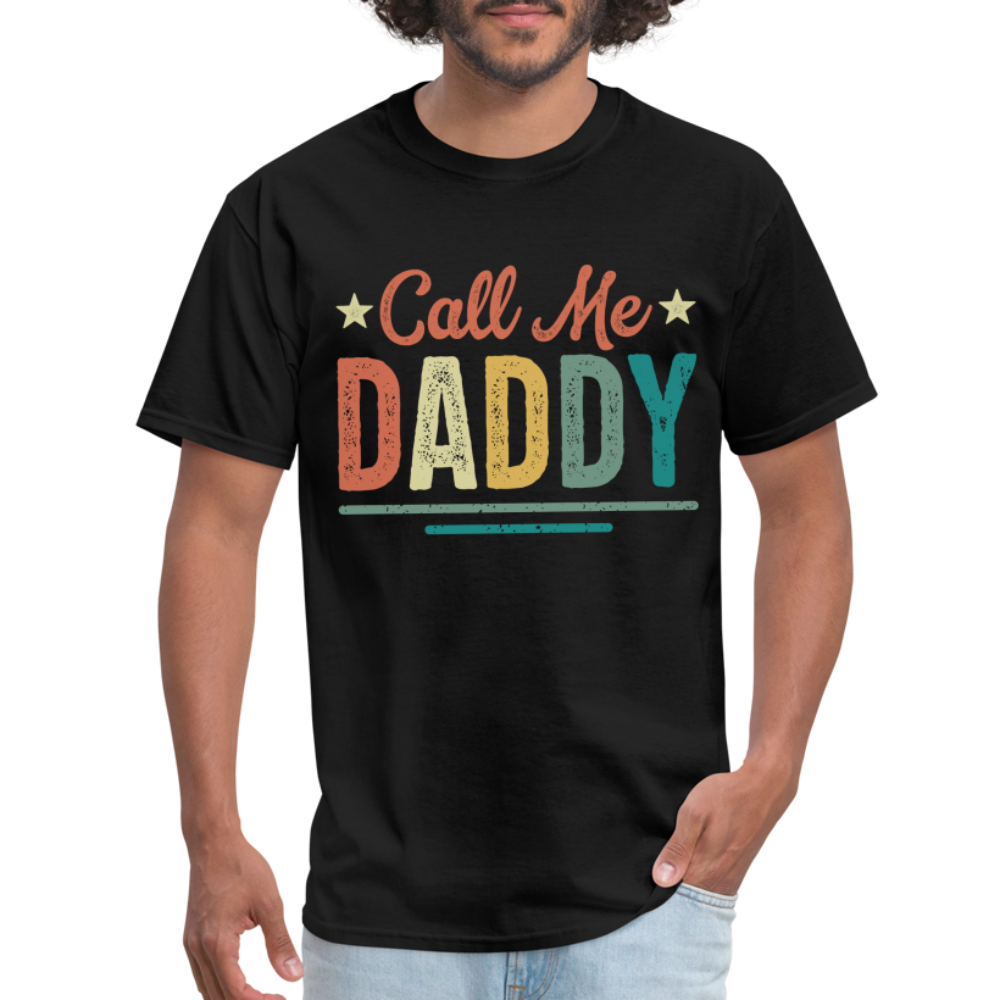 Call Me Daddy T-Shirt - black