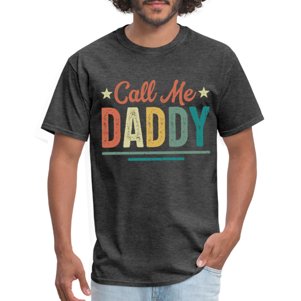 Call Me Daddy T-Shirt - heather black