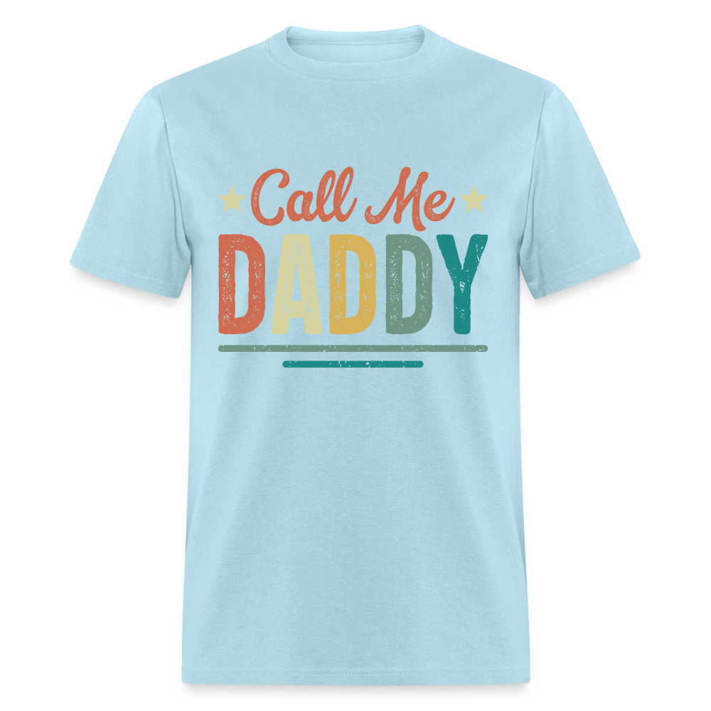 Call Me Daddy T-Shirt - powder blue