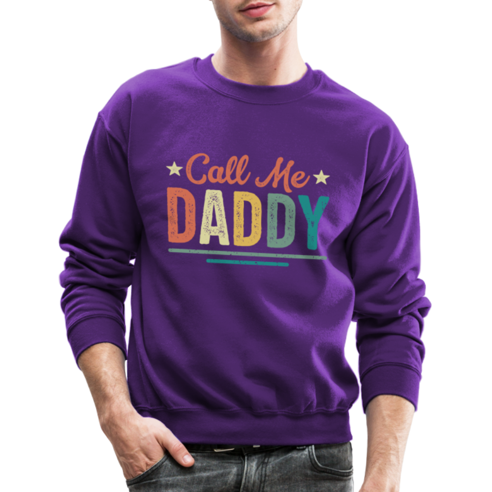 Call Me Daddy Sweatshirt - purple