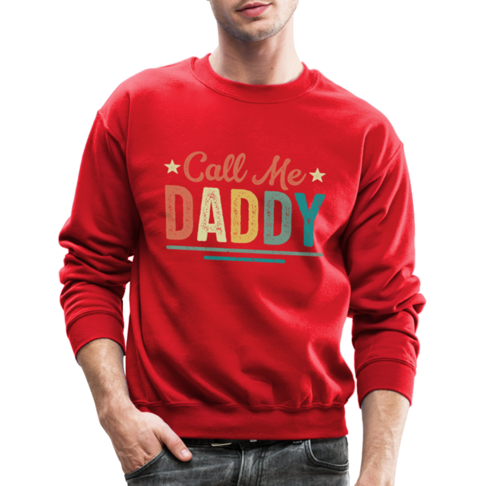 Call Me Daddy Sweatshirt - red