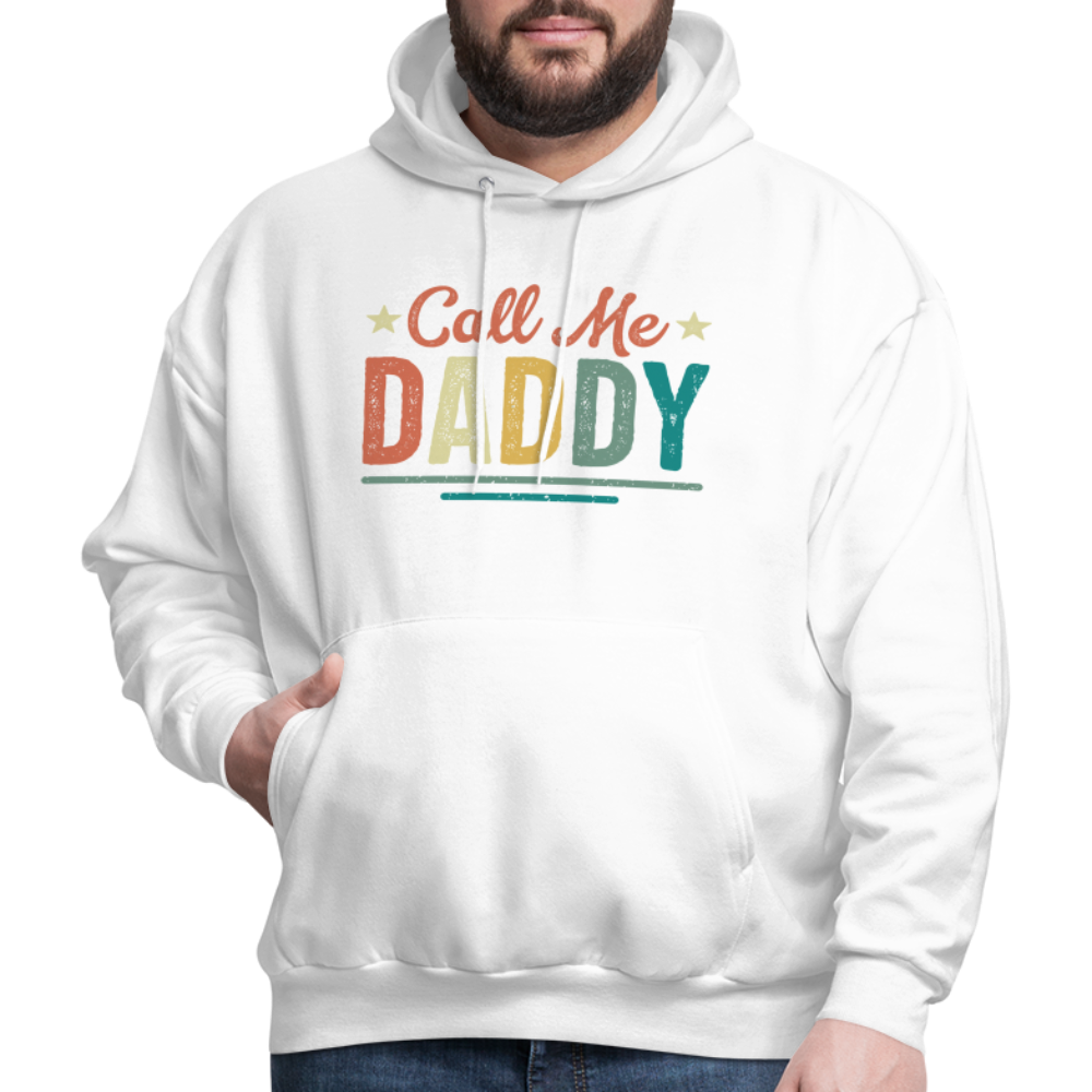 Call Me Daddy Hoodie - white