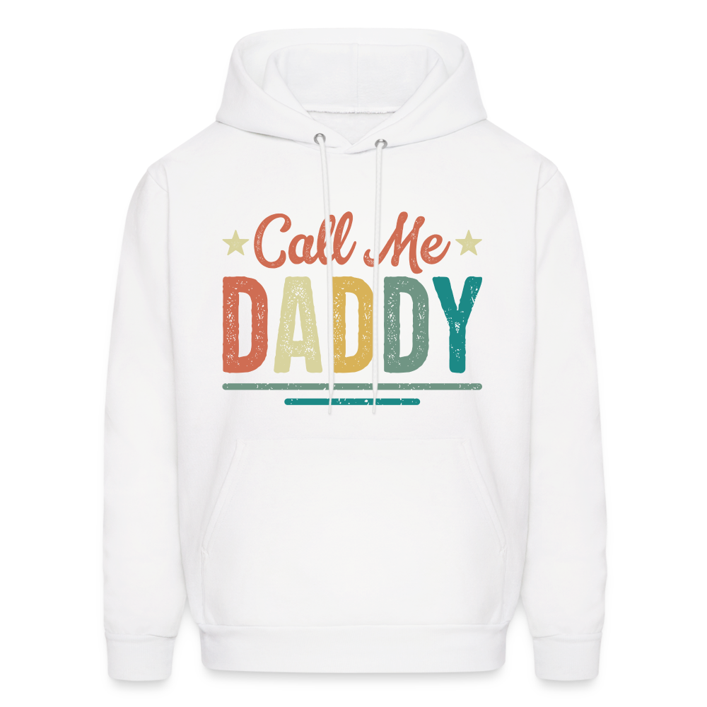 Call Me Daddy Hoodie - white