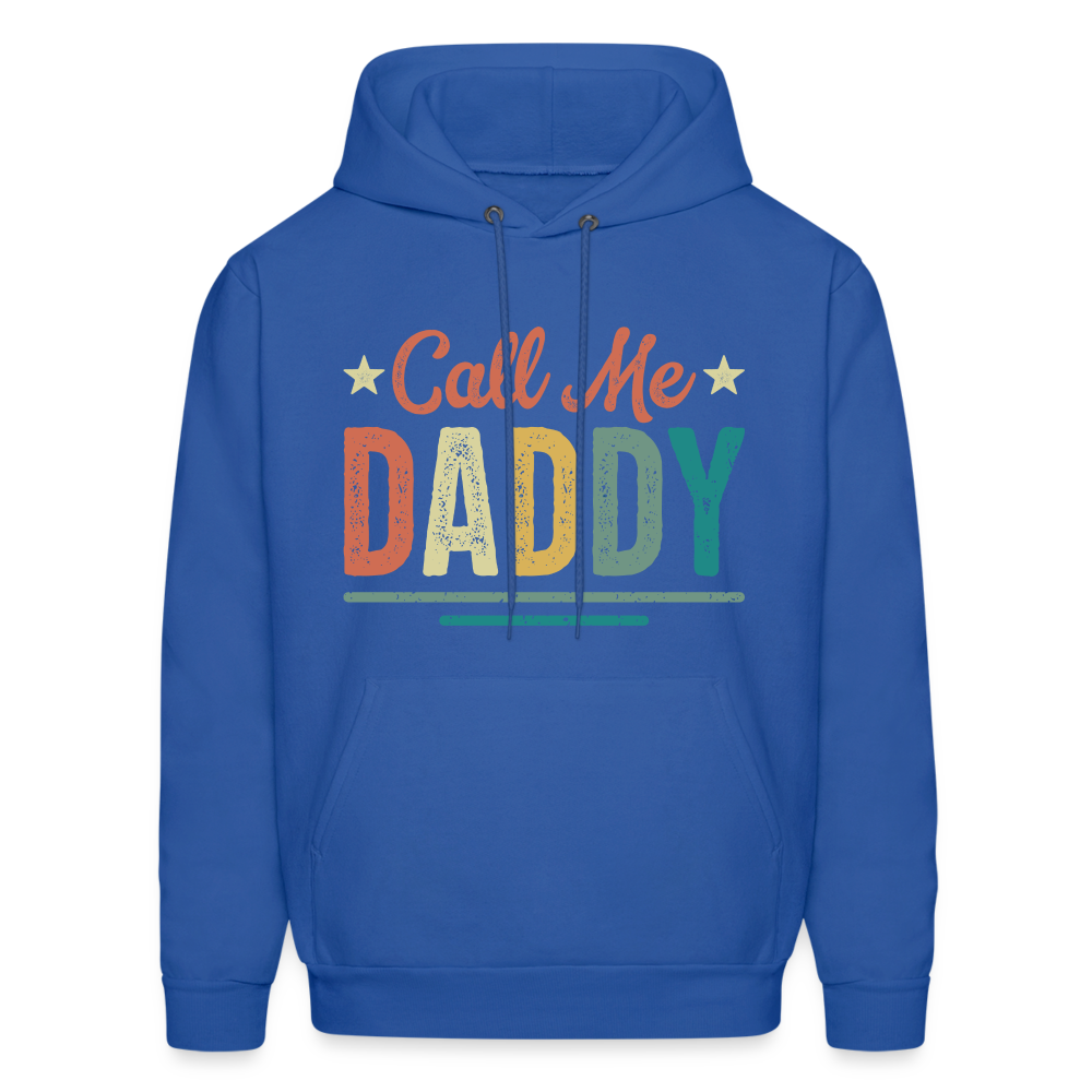 Call Me Daddy Hoodie - royal blue