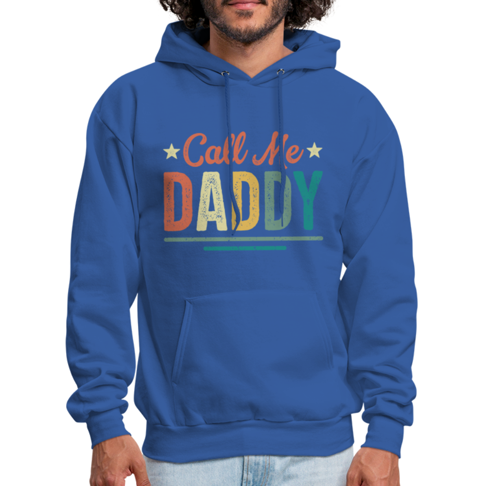 Call Me Daddy Hoodie - royal blue