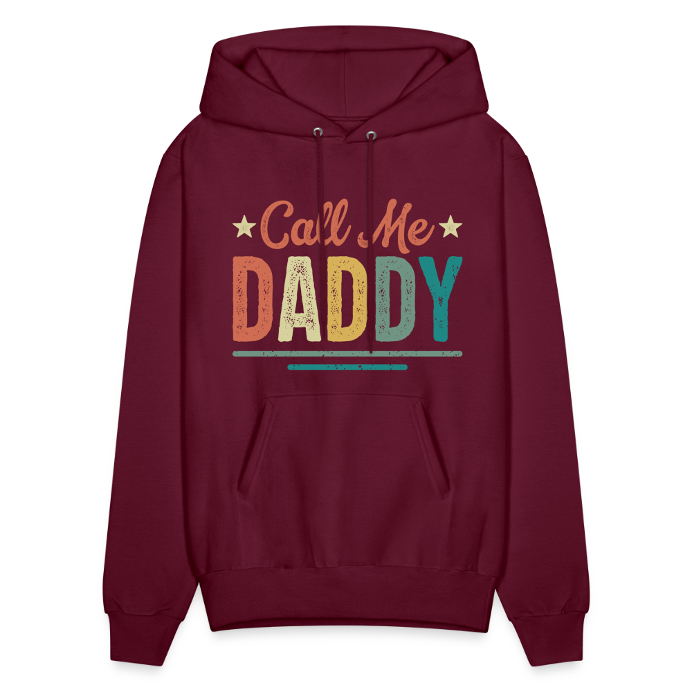 Call Me Daddy Hoodie - burgundy