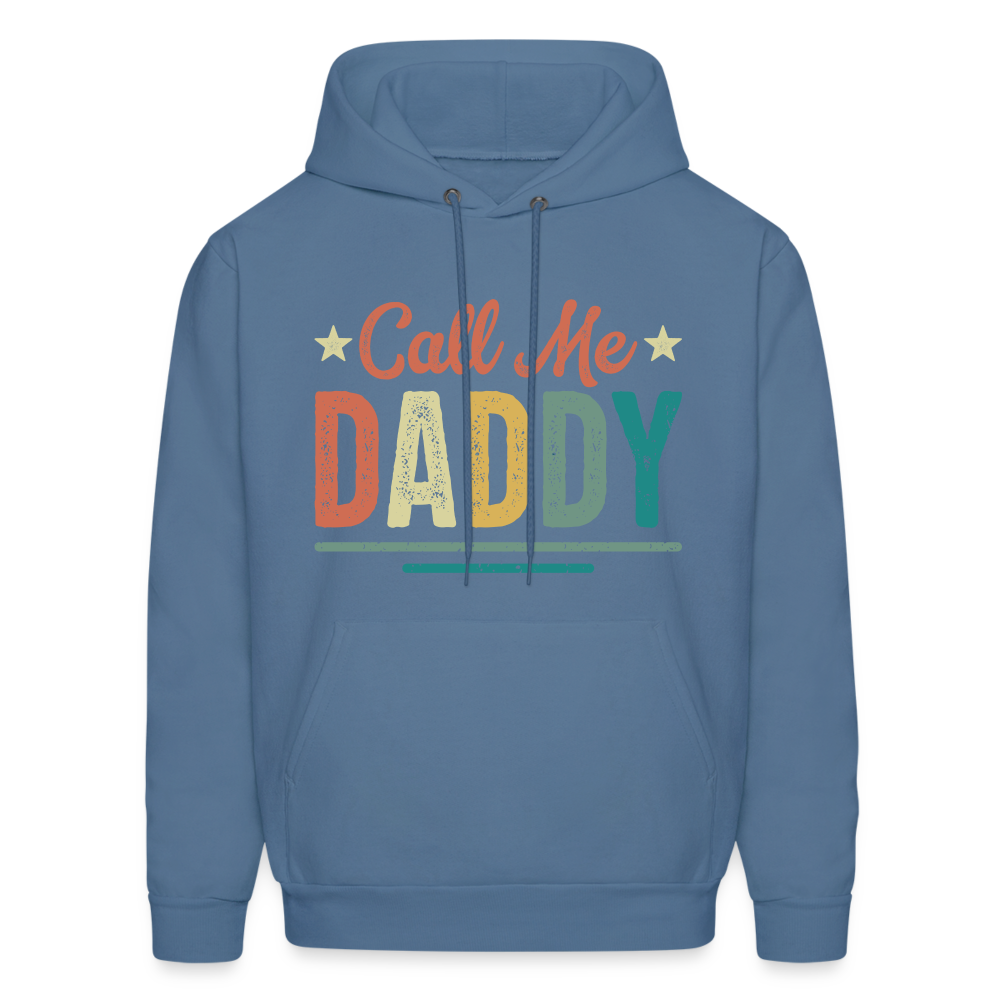 Call Me Daddy Hoodie - denim blue