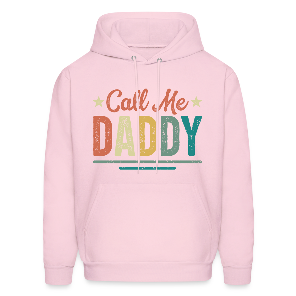 Call Me Daddy Hoodie - pale pink