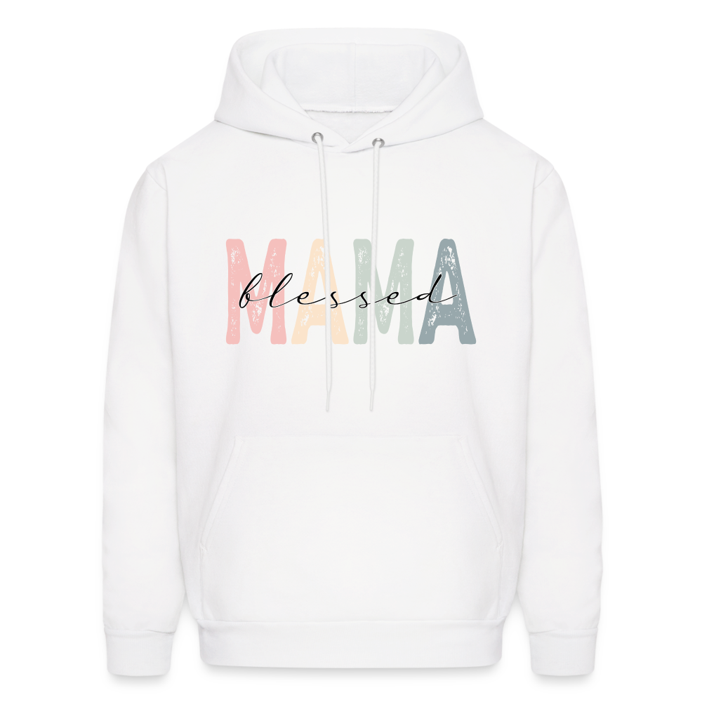 Blessed Mama Hoodie - white