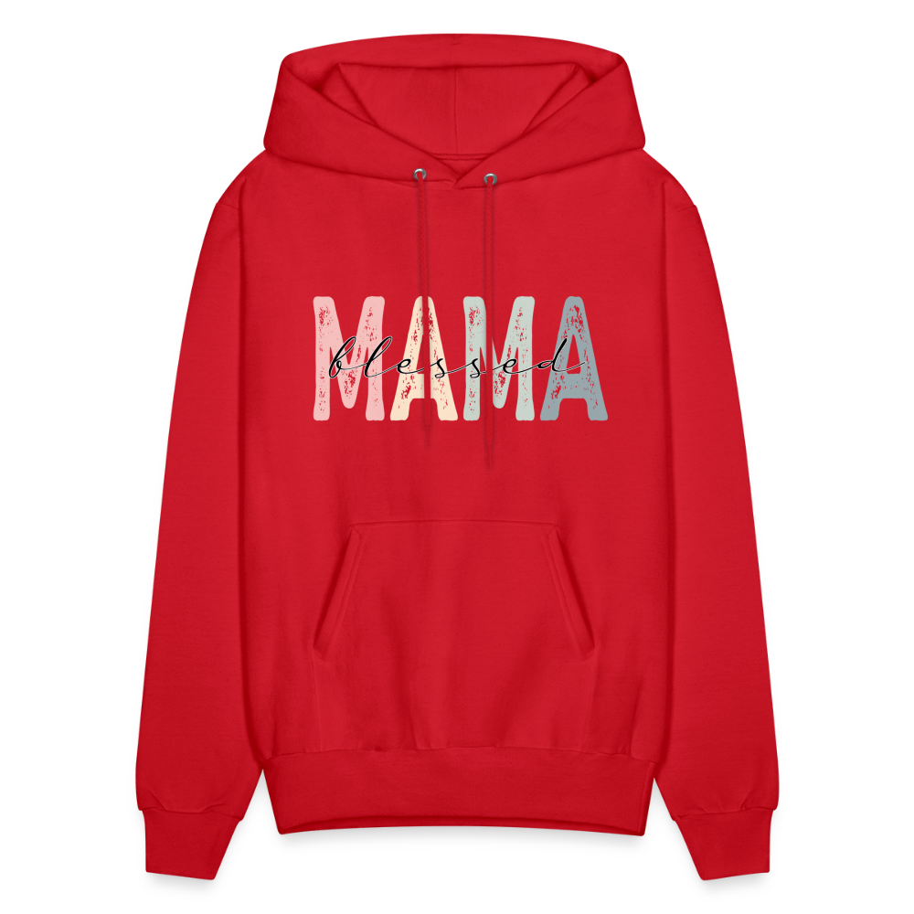 Blessed Mama Hoodie - red
