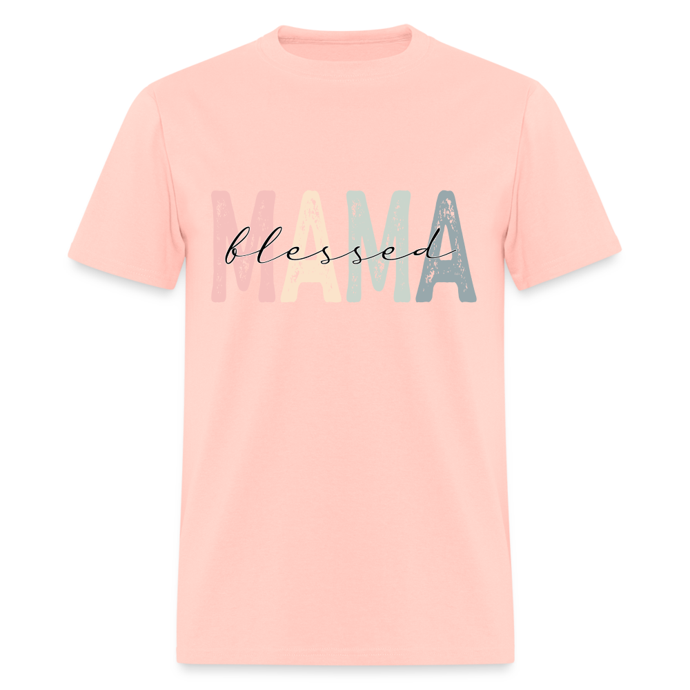 Blessed Mama Unisex Classic T-Shirt - blush pink 