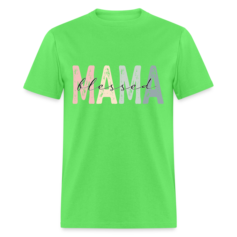 Blessed Mama Unisex Classic T-Shirt - kiwi