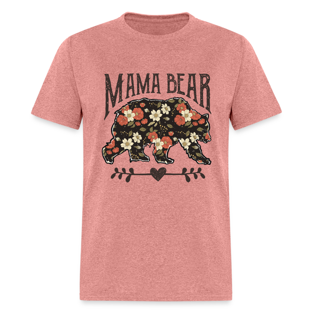 Mama Bear T-Shirt - heather mauve
