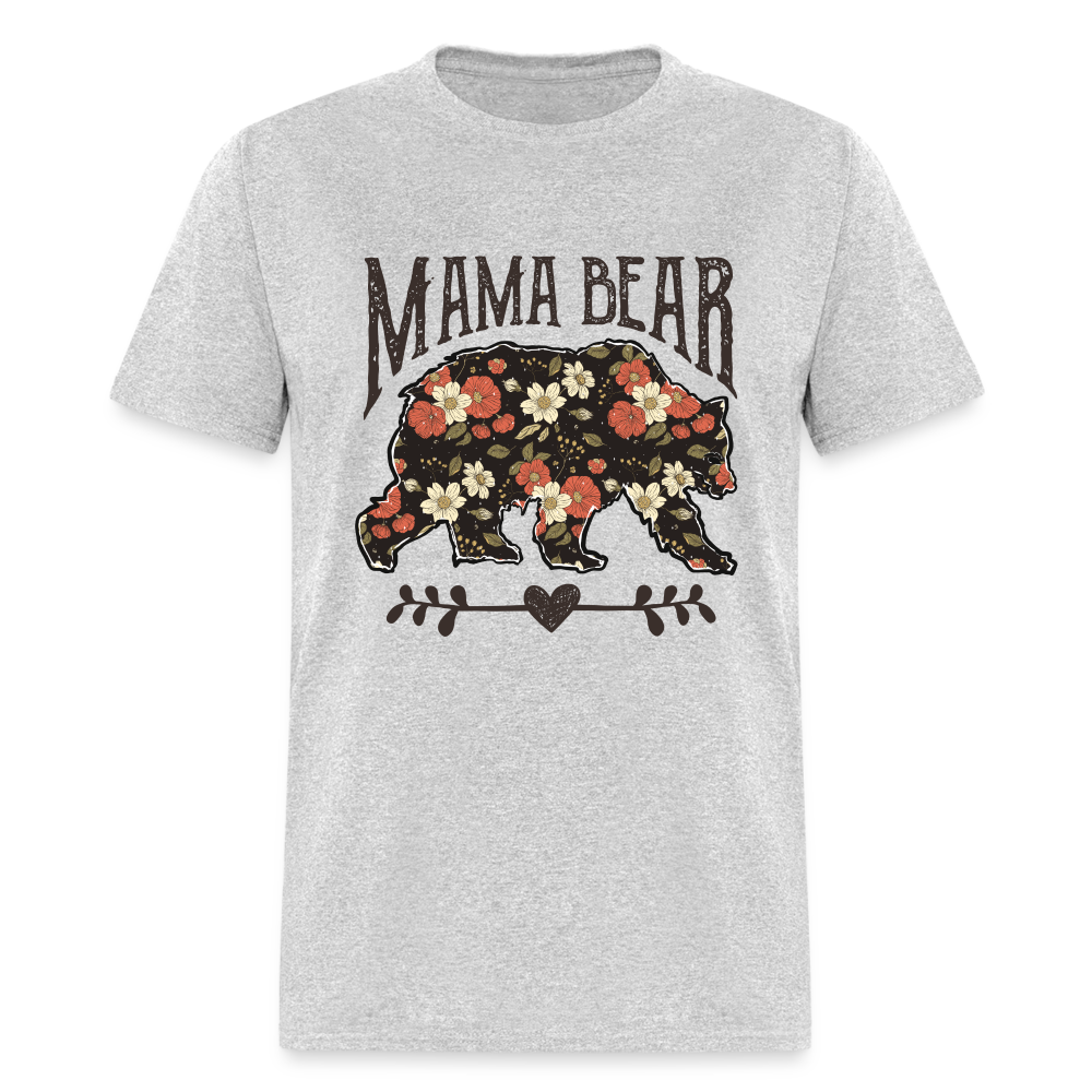 Mama Bear T-Shirt - heather gray