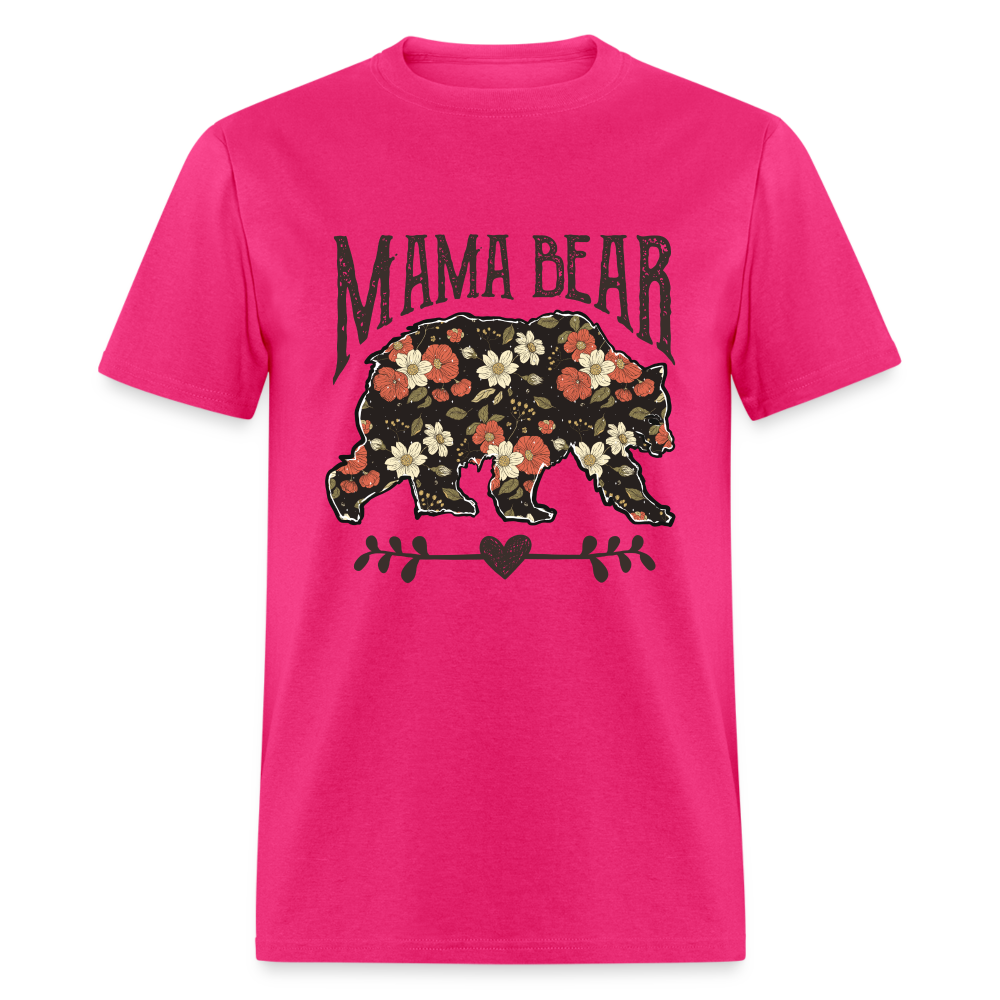 Mama Bear T-Shirt - fuchsia