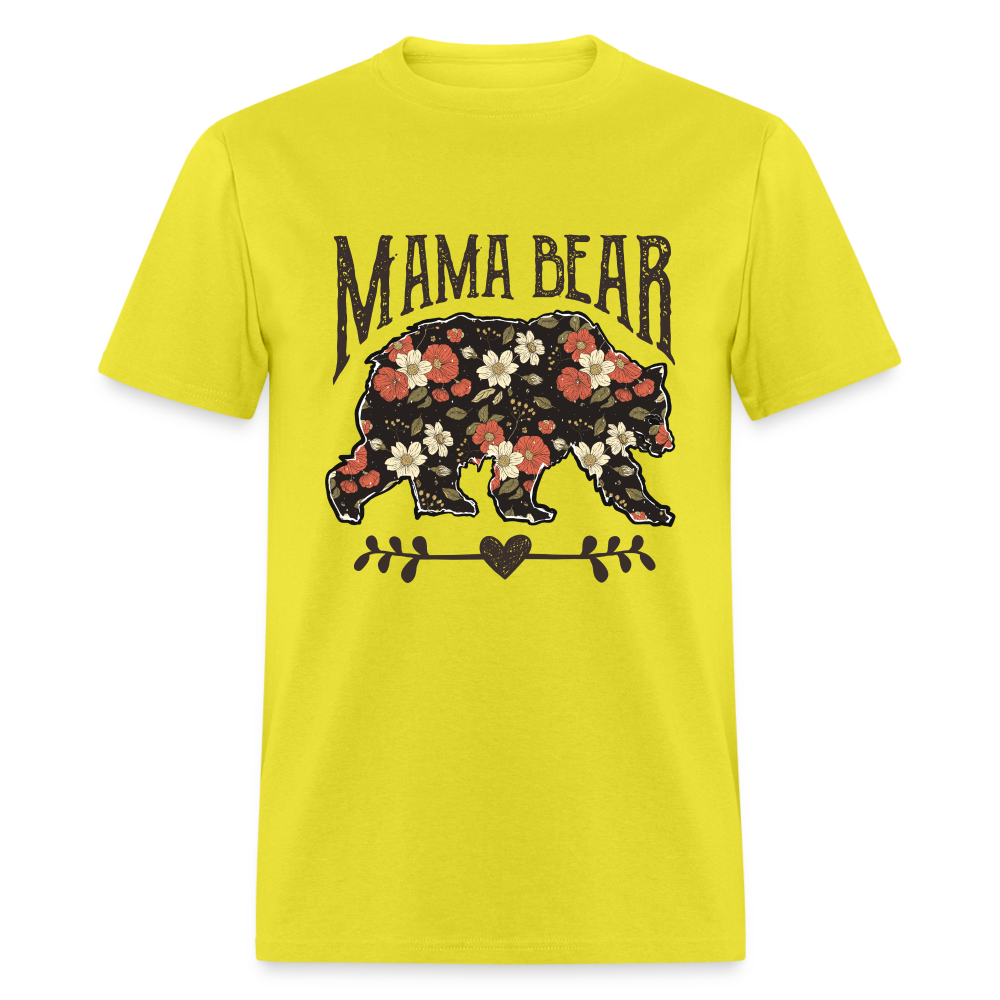 Mama Bear T-Shirt - yellow