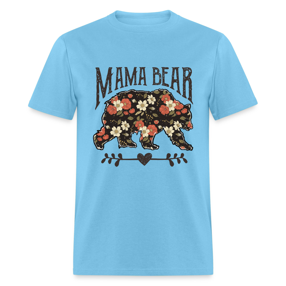 Mama Bear T-Shirt - aquatic blue
