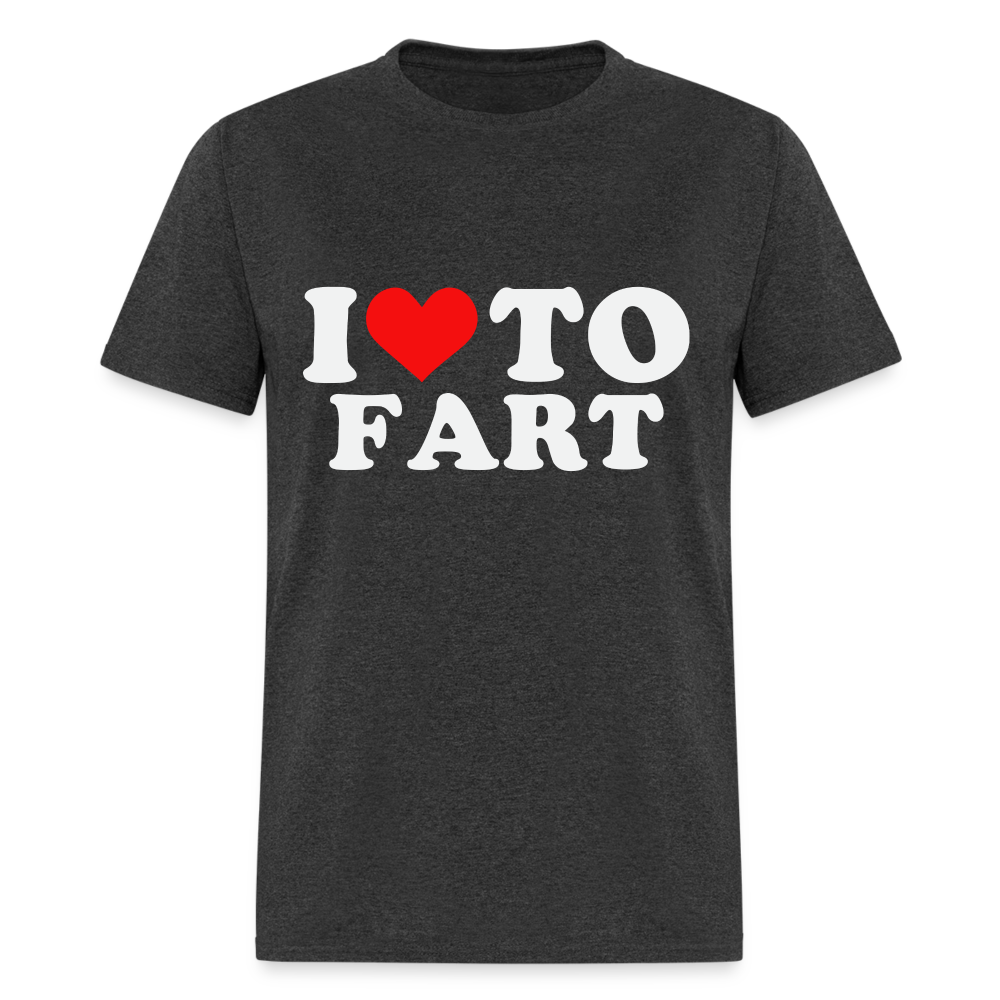 I Love To Fart T-Shirt - heather black